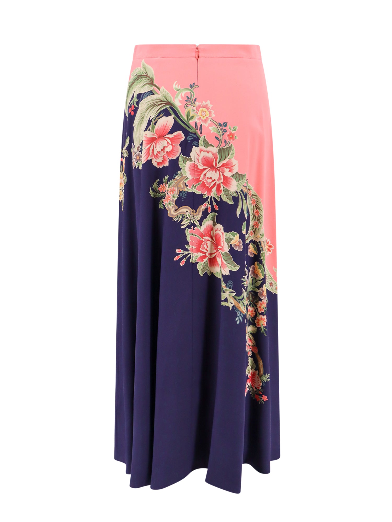 Etro Skirts Blue Seta