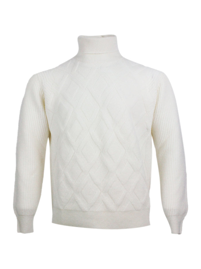 Barba Napoli Sweaters White 100wv