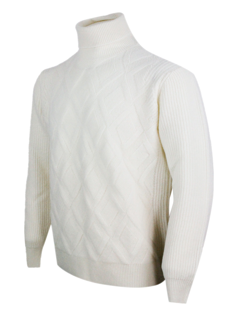 Barba Napoli Sweaters White 100wv