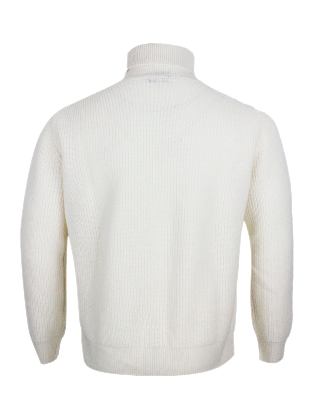 Barba Napoli Sweaters White 100wv