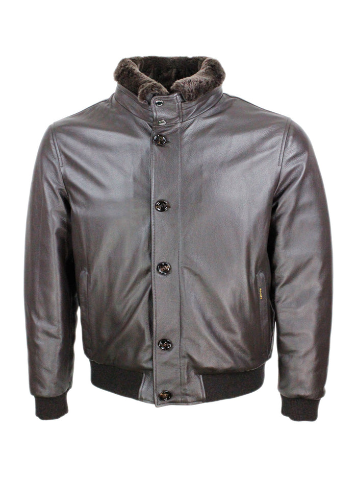 Moorer Jackets Dark Brown 100le