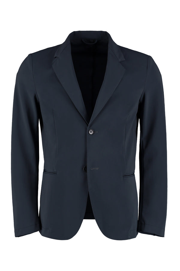 Jacket Single-Breasted Two-Button Anthracite Polyamide Suit & Dinner