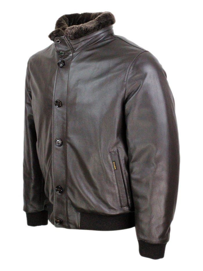 Moorer Jackets Dark Brown 100le