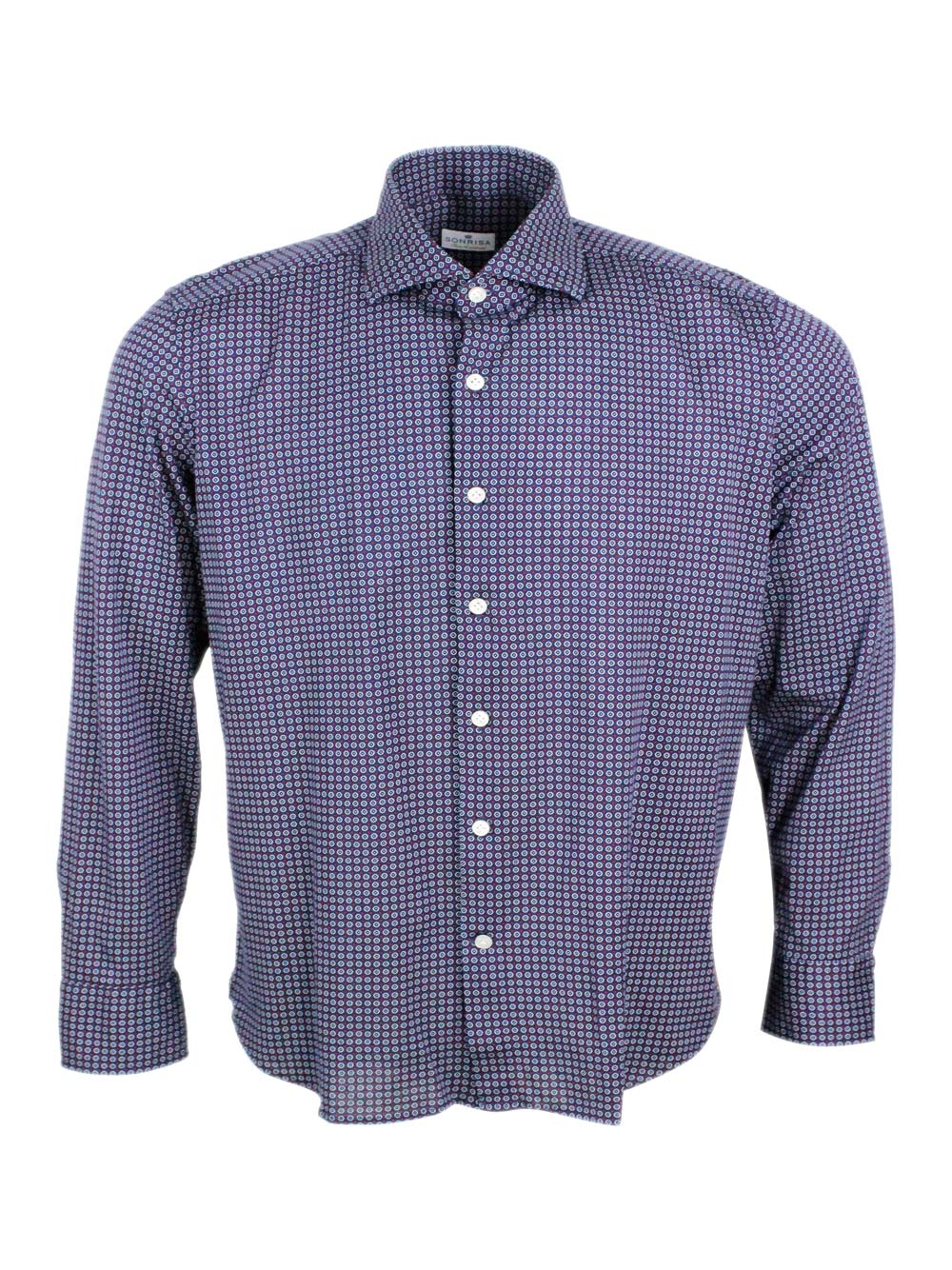SONRISA Shirts Blue 100co