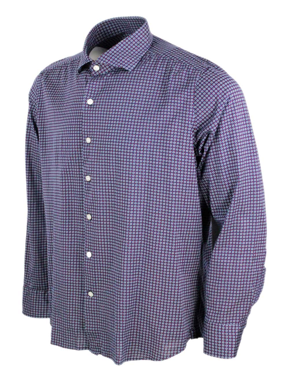 SONRISA Shirts Blue 100co