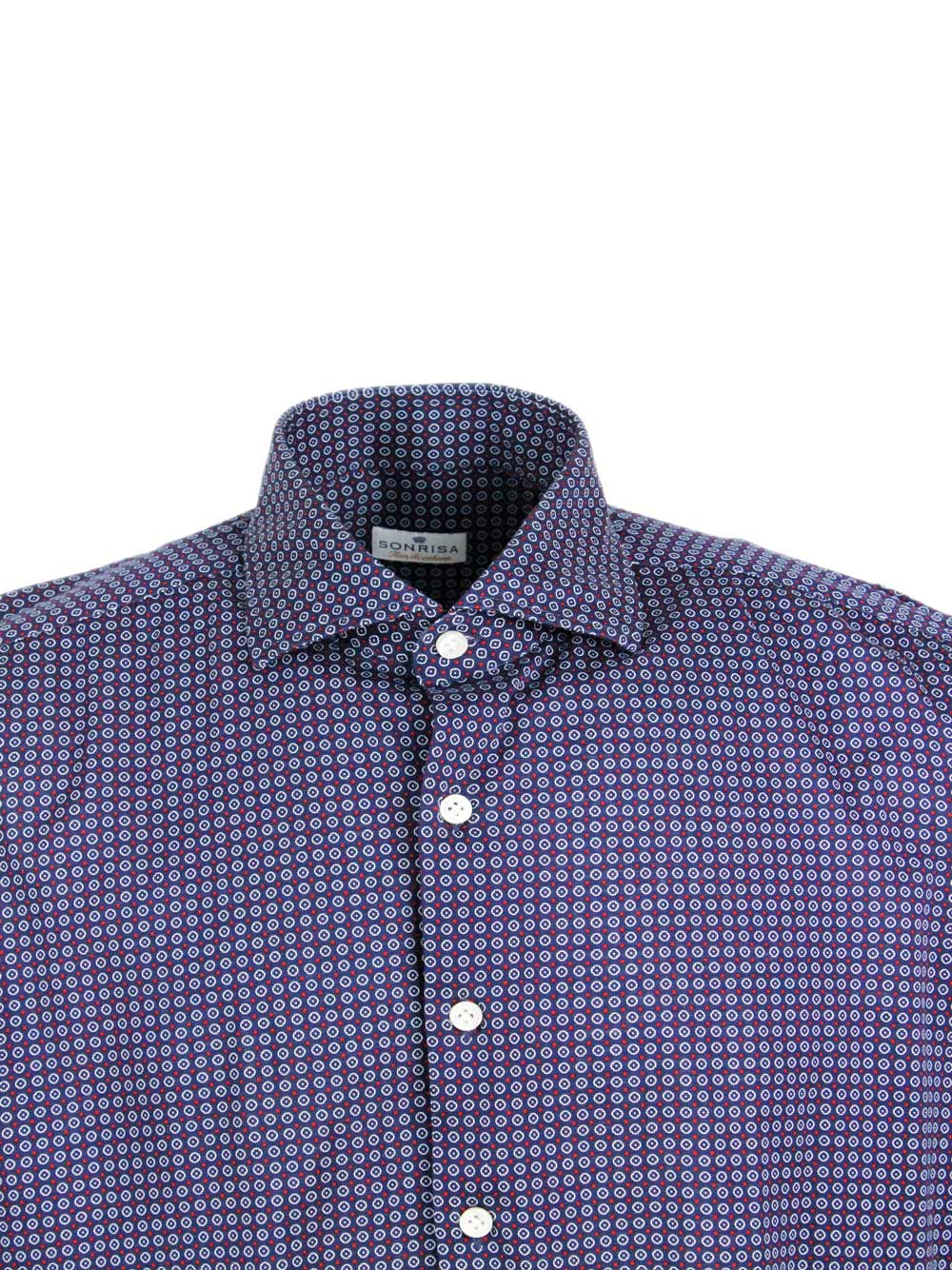 SONRISA Shirts Blue 100co