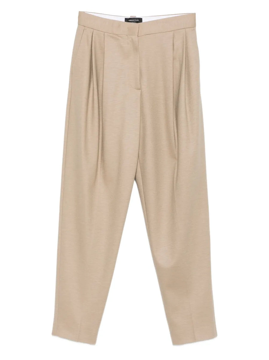 Fabiana Filippi Outer: Virgin Wool 60% trousers in beige