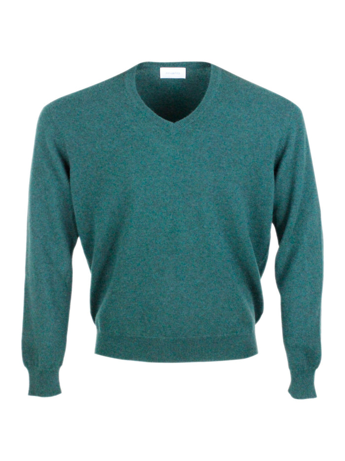 Malo Sweaters Verde Pino 100ws