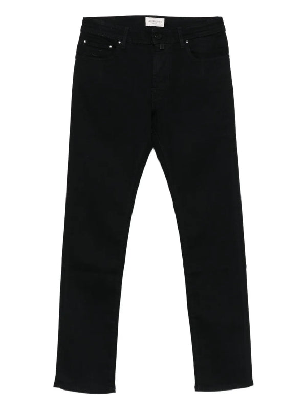 Jacob Cohen Cotton 57% trousers in black