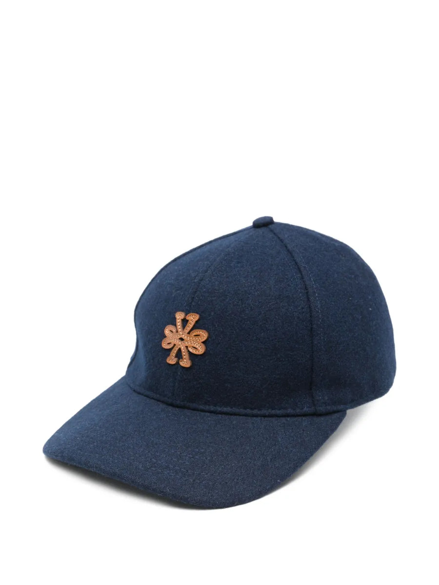 Jacob Cohen Wool 60% baseball cap in navy blue