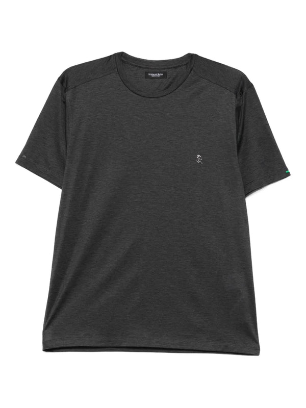 Stefano Ricci Cotton 100% t-shirt in charcoal