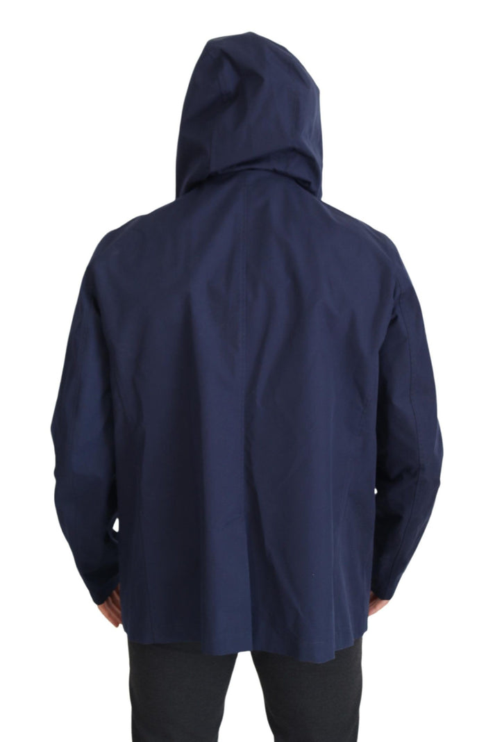 Dolce & Gabbana 100% Polyester coat in navy — view 2