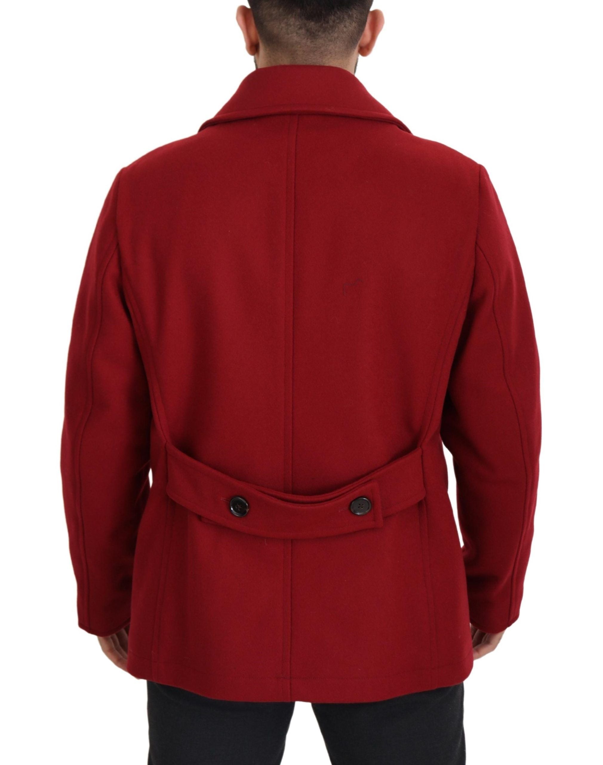Dolce & Gabbana 70% Virgin Wool blazer in red — view 6