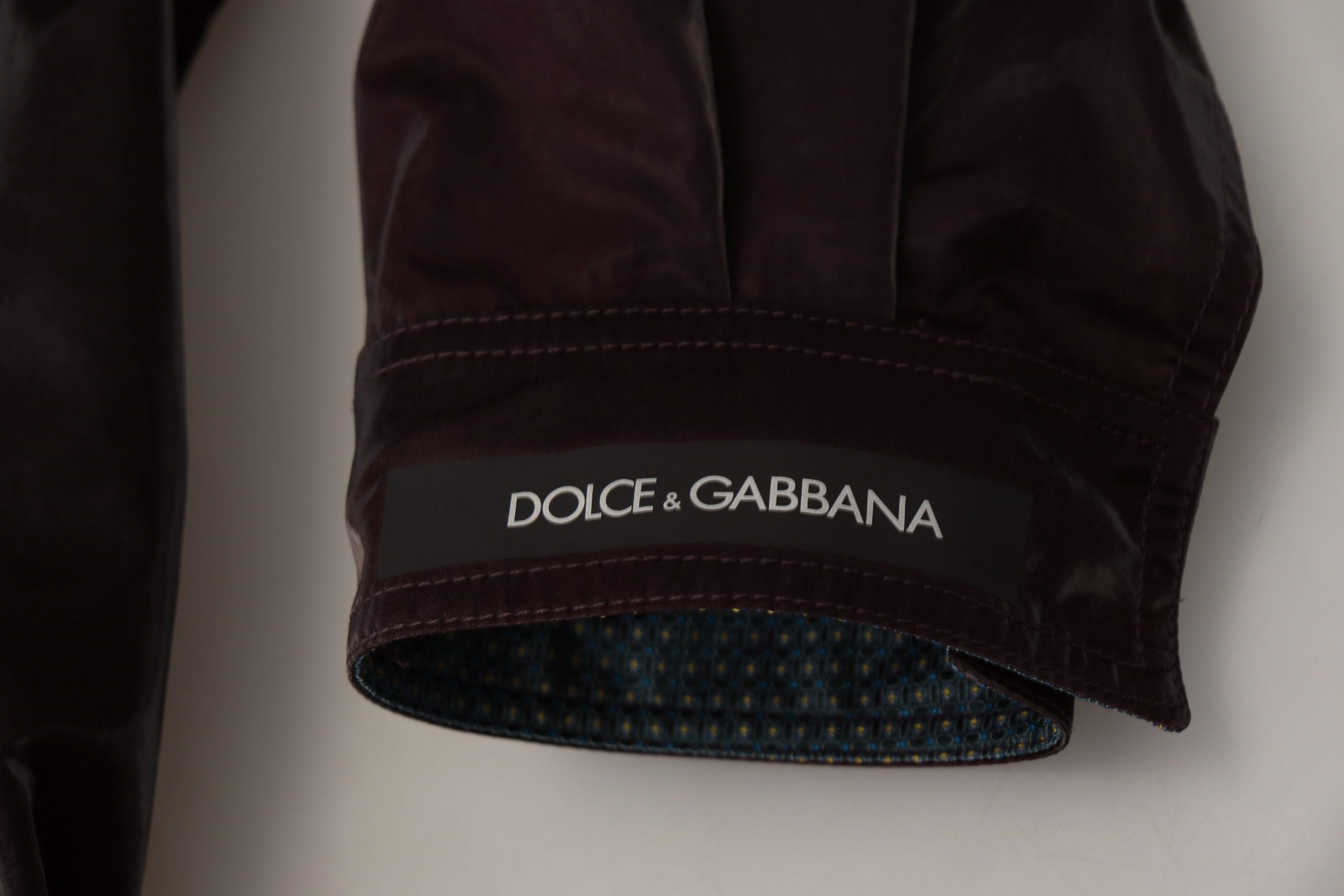 Dolce & Gabbana 100% Nylon; Lining: 64% Polyester jacket in burgundy — view 6