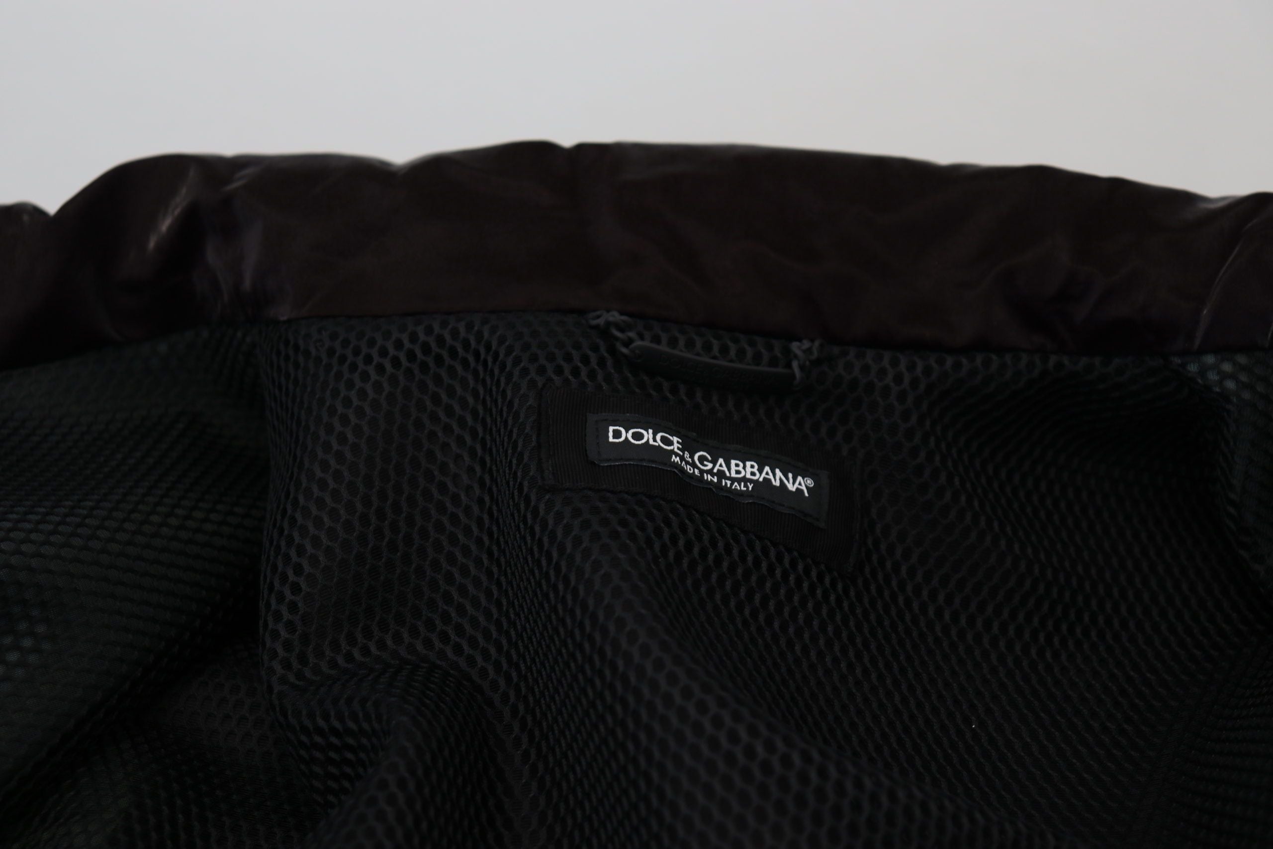 Dolce & Gabbana 100% Nylon; Lining: 64% Polyester jacket in burgundy — view 7