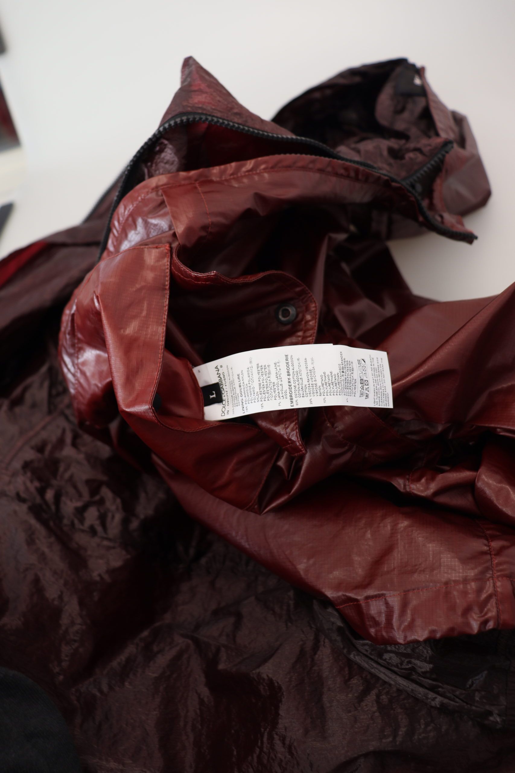 Dolce & Gabbana 100% Cotton jacket in burgundy — view 8