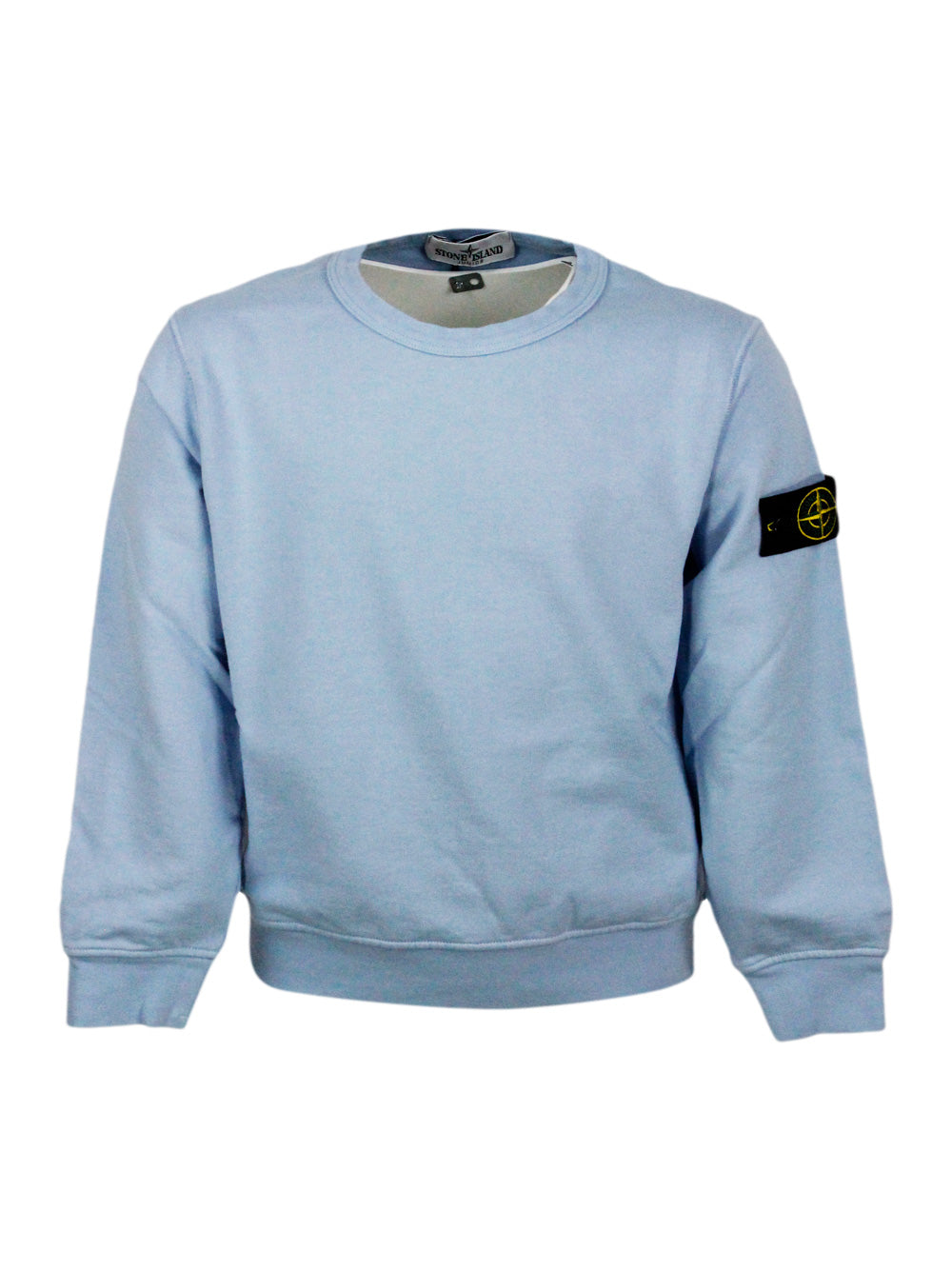 Stone Island Sweaters Light Blue 100co