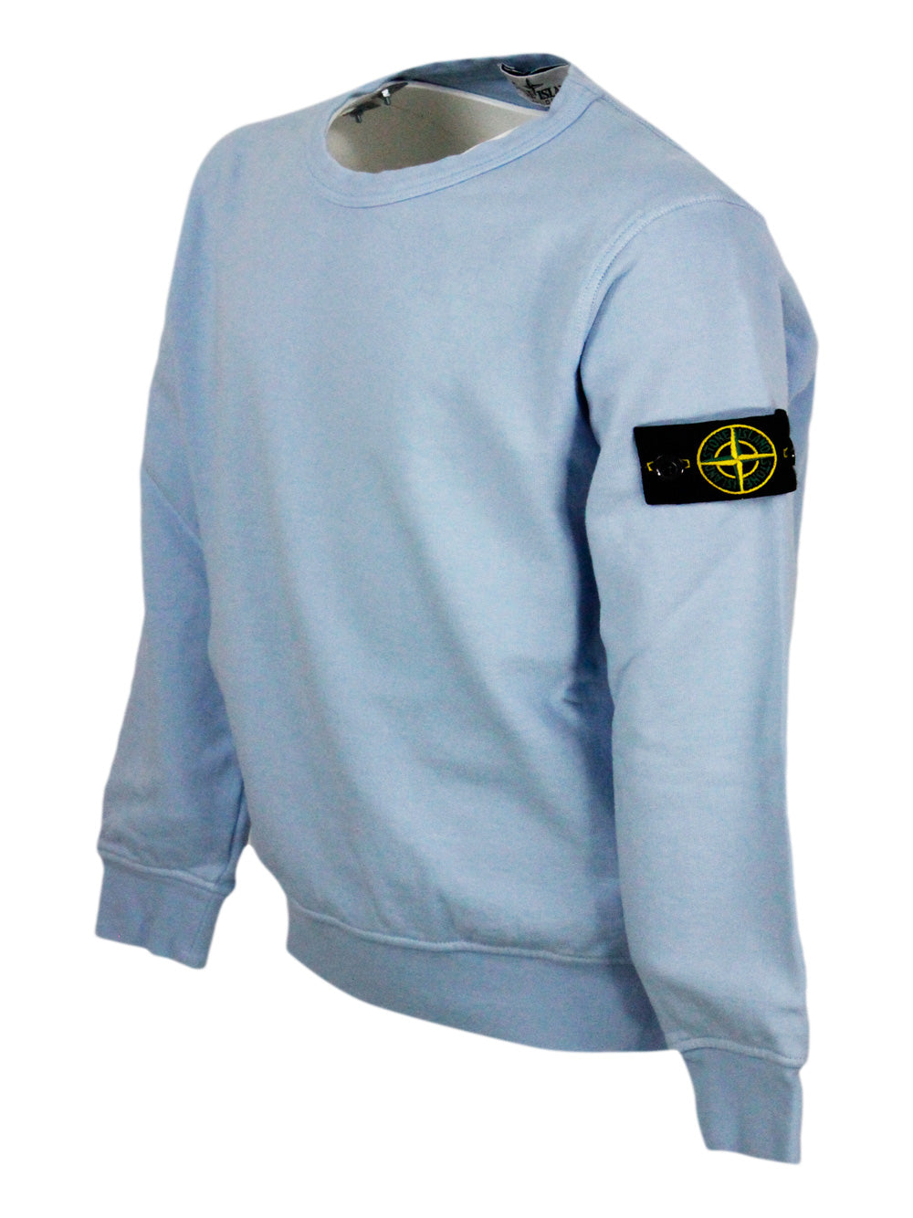 Stone Island Sweaters Light Blue 100co