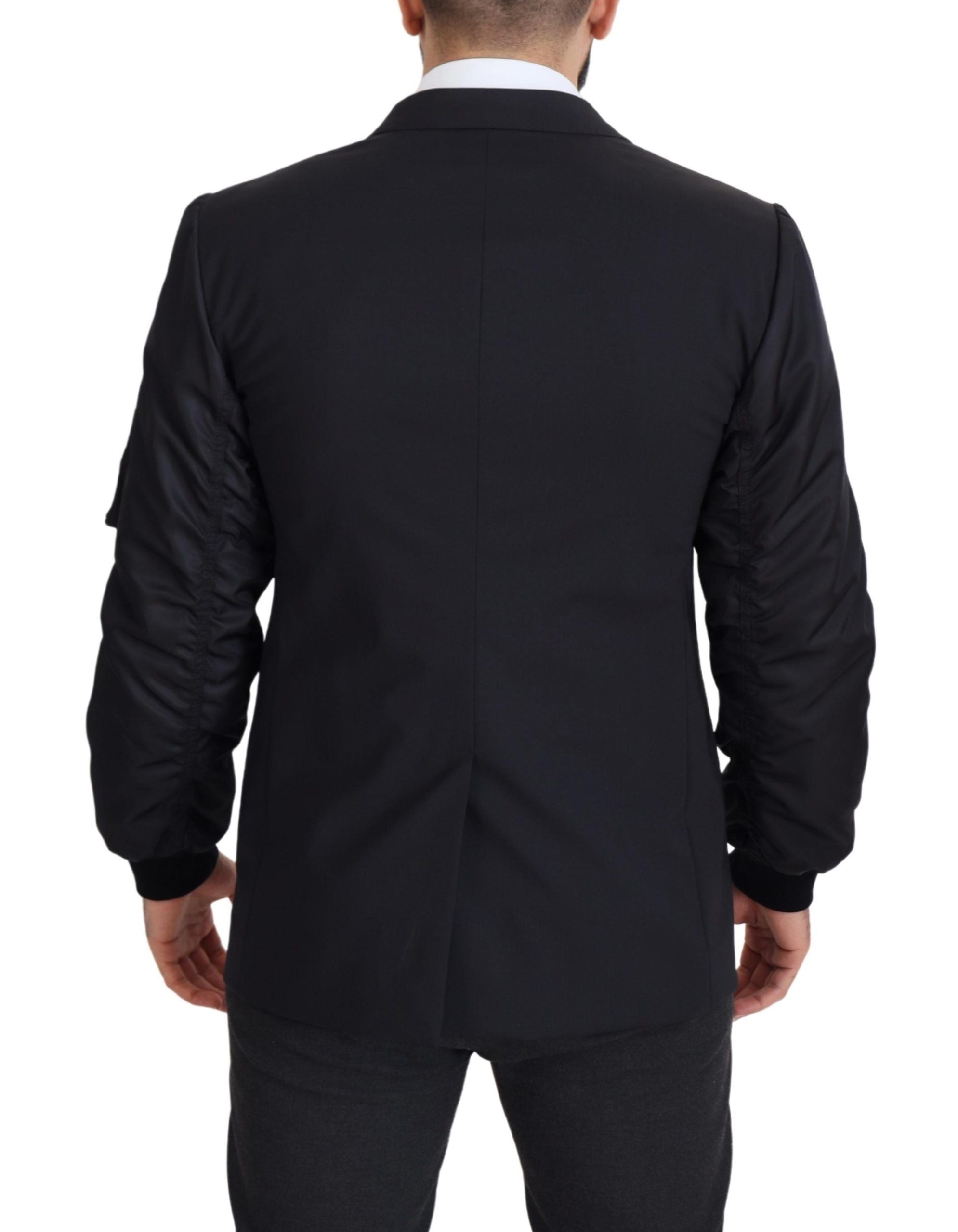 Dolce & Gabbana 99% Virgin Wool jacket in black — view 7