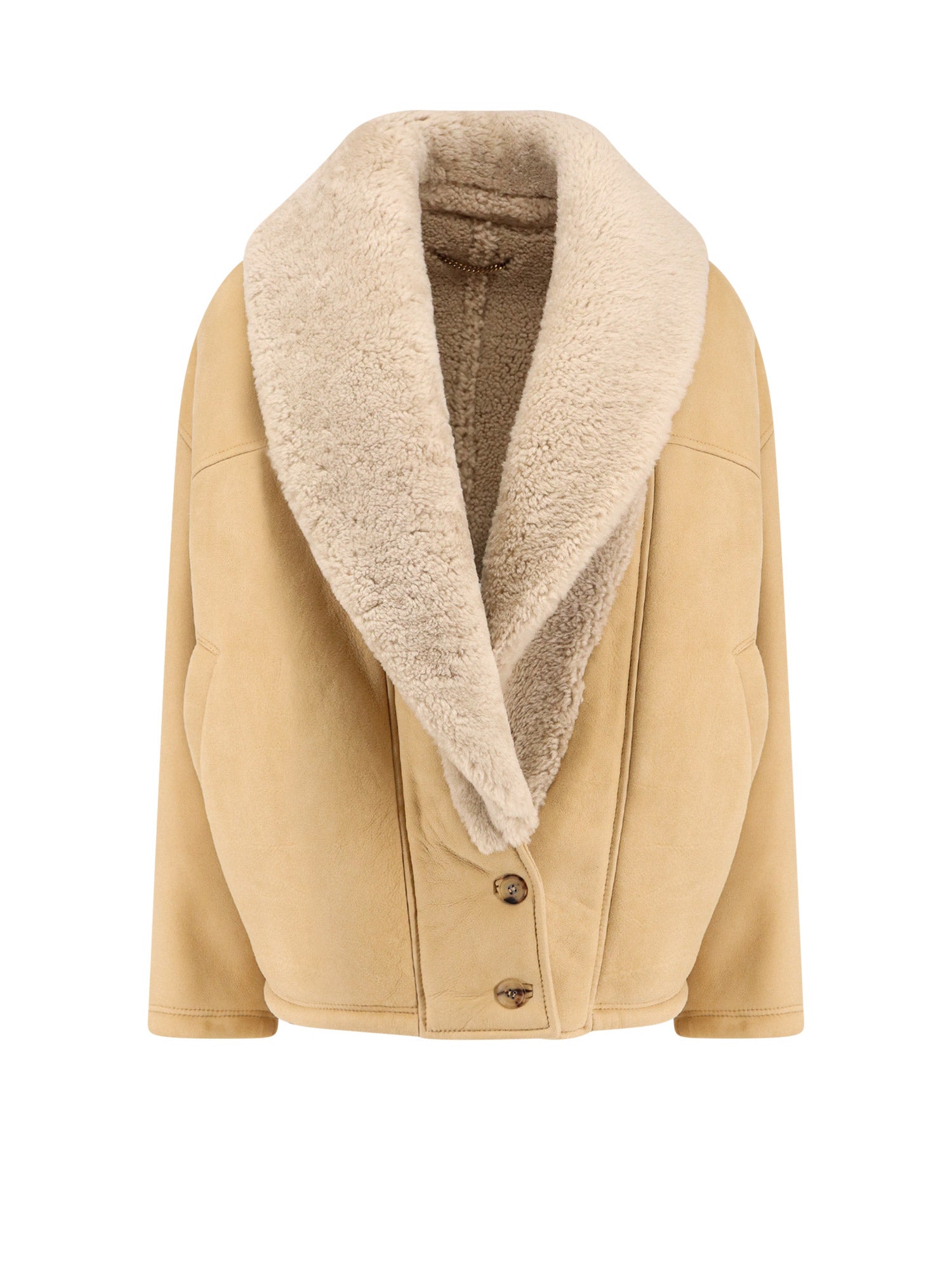 Golden Goose Jackets Beige Suede