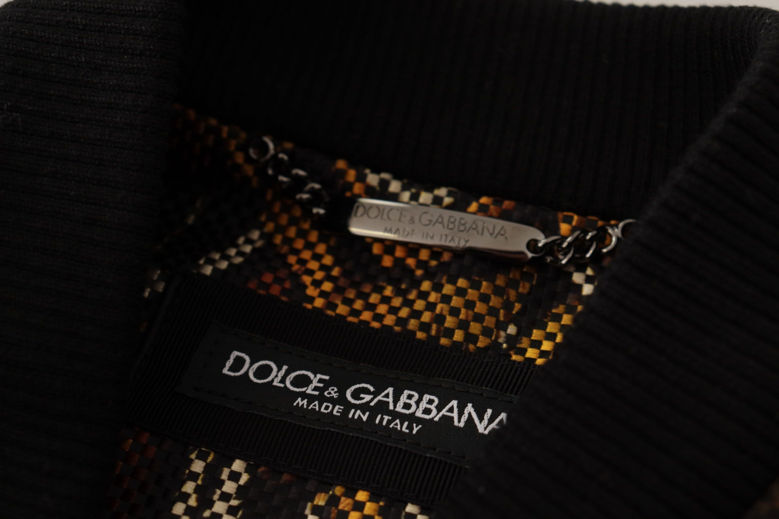 Dolce & Gabbana 100% Polyester jacket in brown — view 5