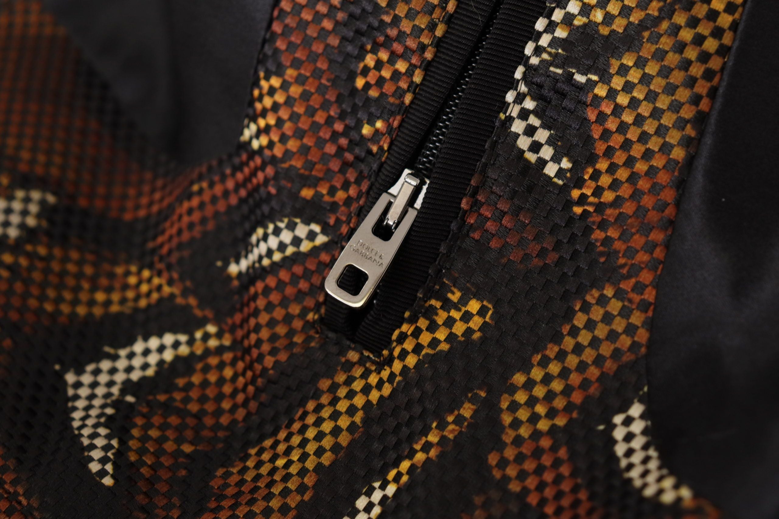 Dolce & Gabbana 100% Polyester jacket in brown — view 6