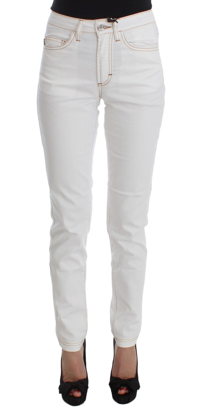 Roberto Cavalli 98% Cotton jeans in white