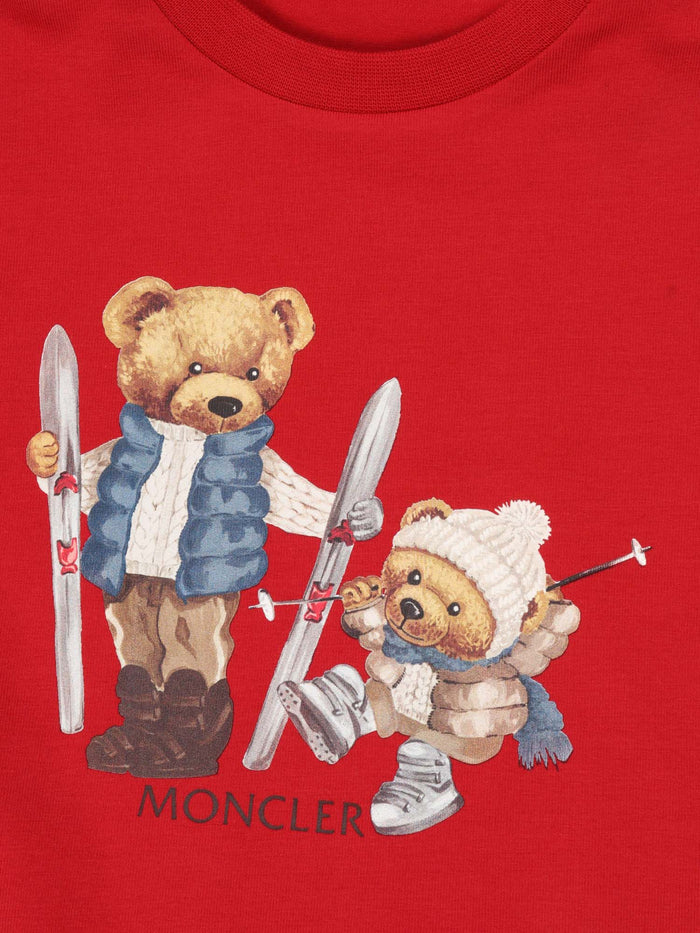 Ss T-Shirt Red Elastane Cotton Short Sleeves