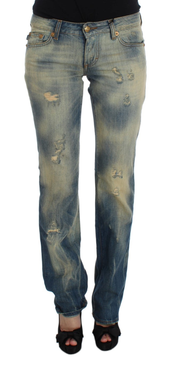 Roberto Cavalli 100% Cotton jeans in blue