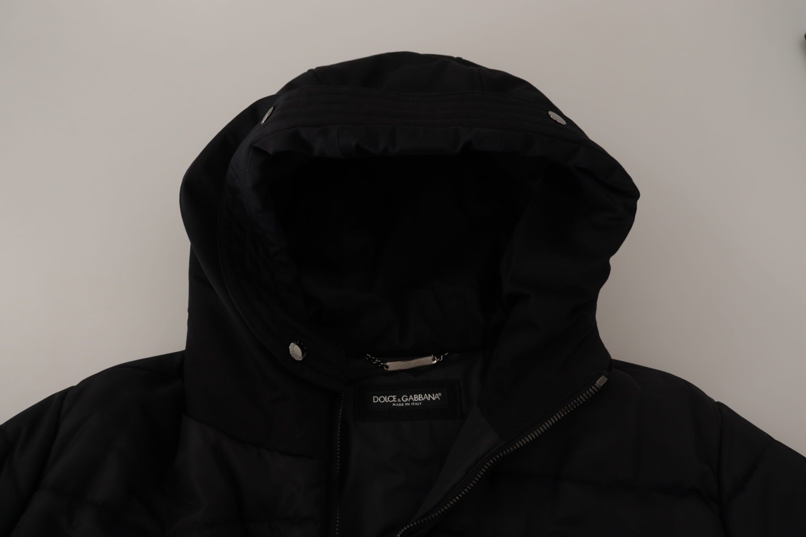 Dolce & Gabbana 80% Nylon parka in black