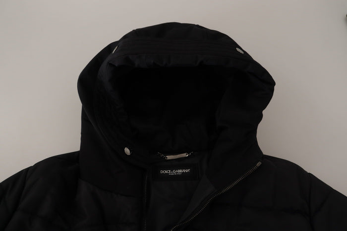 Dolce & Gabbana 80% Nylon parka in black