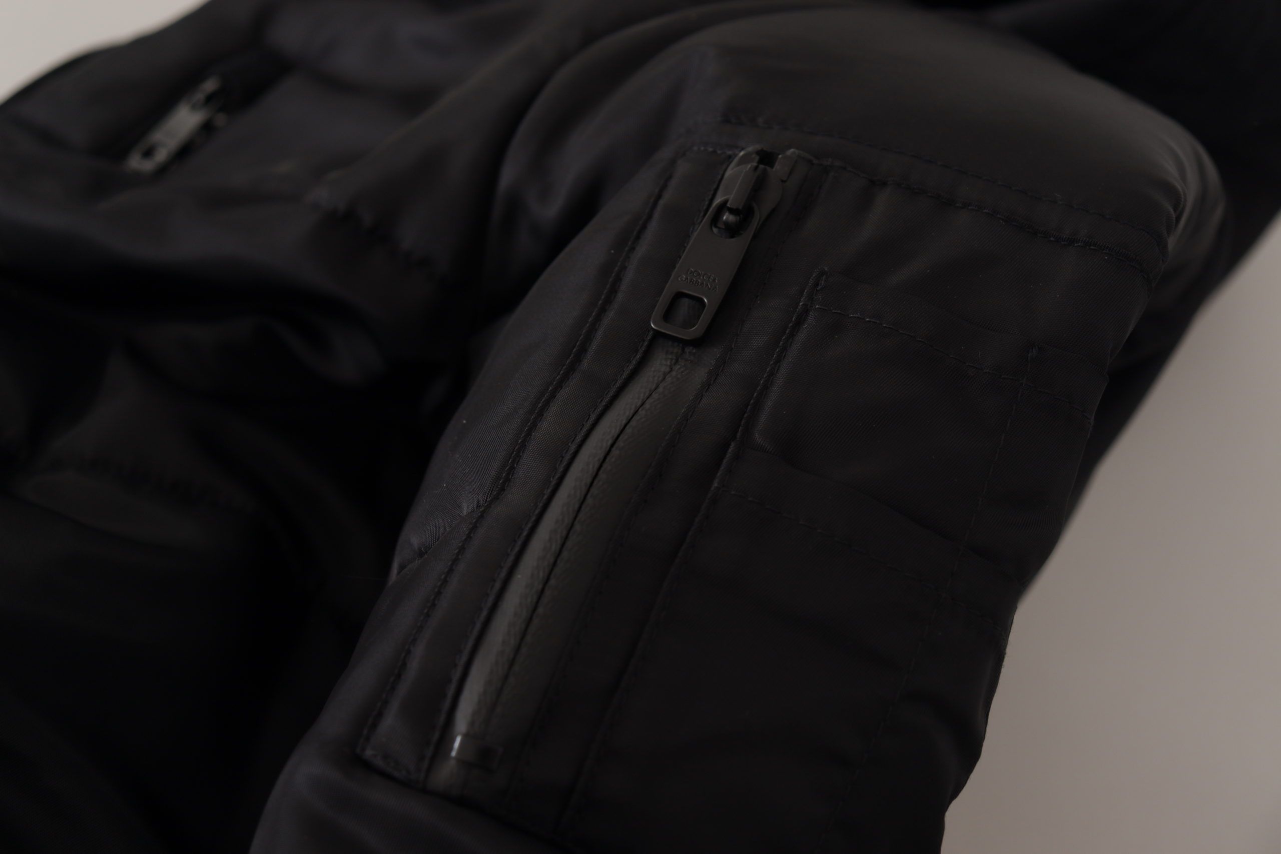 Dolce & Gabbana 80% Nylon parka in black — view 5