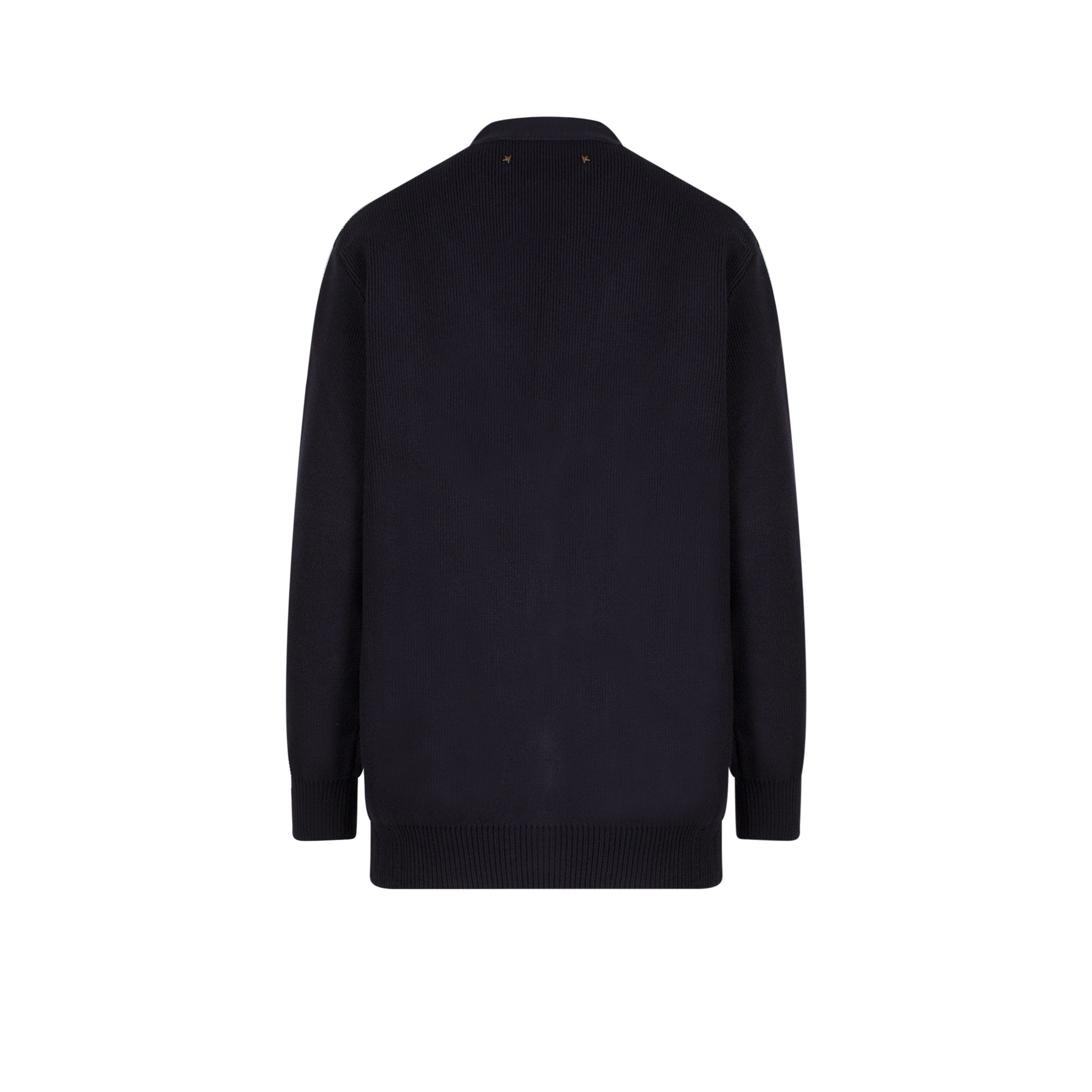 Golden Goose Sweaters Blue Cotone Poliammide Elastan