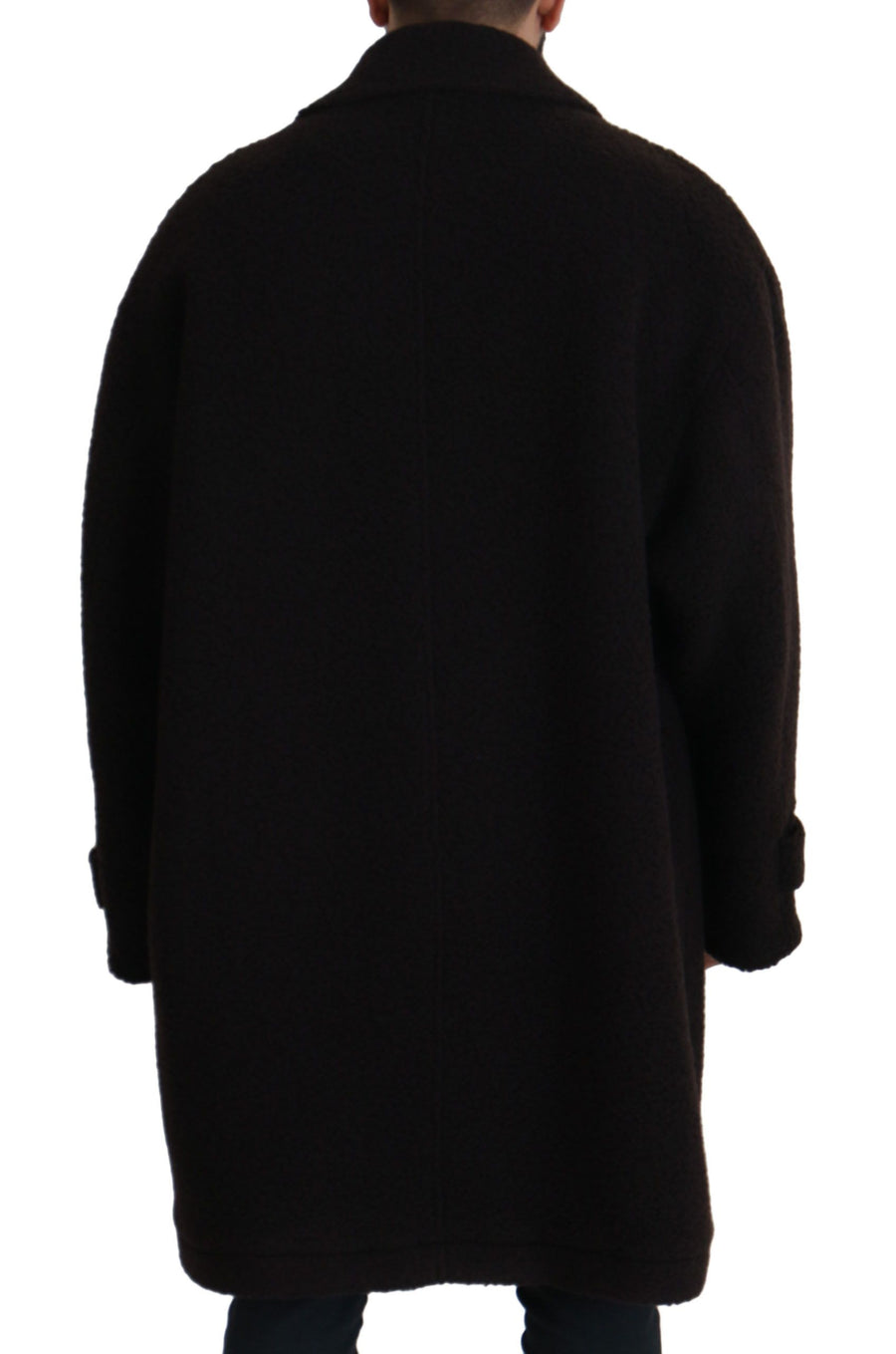 Dolce & Gabbana 45% Alpaca coat in black