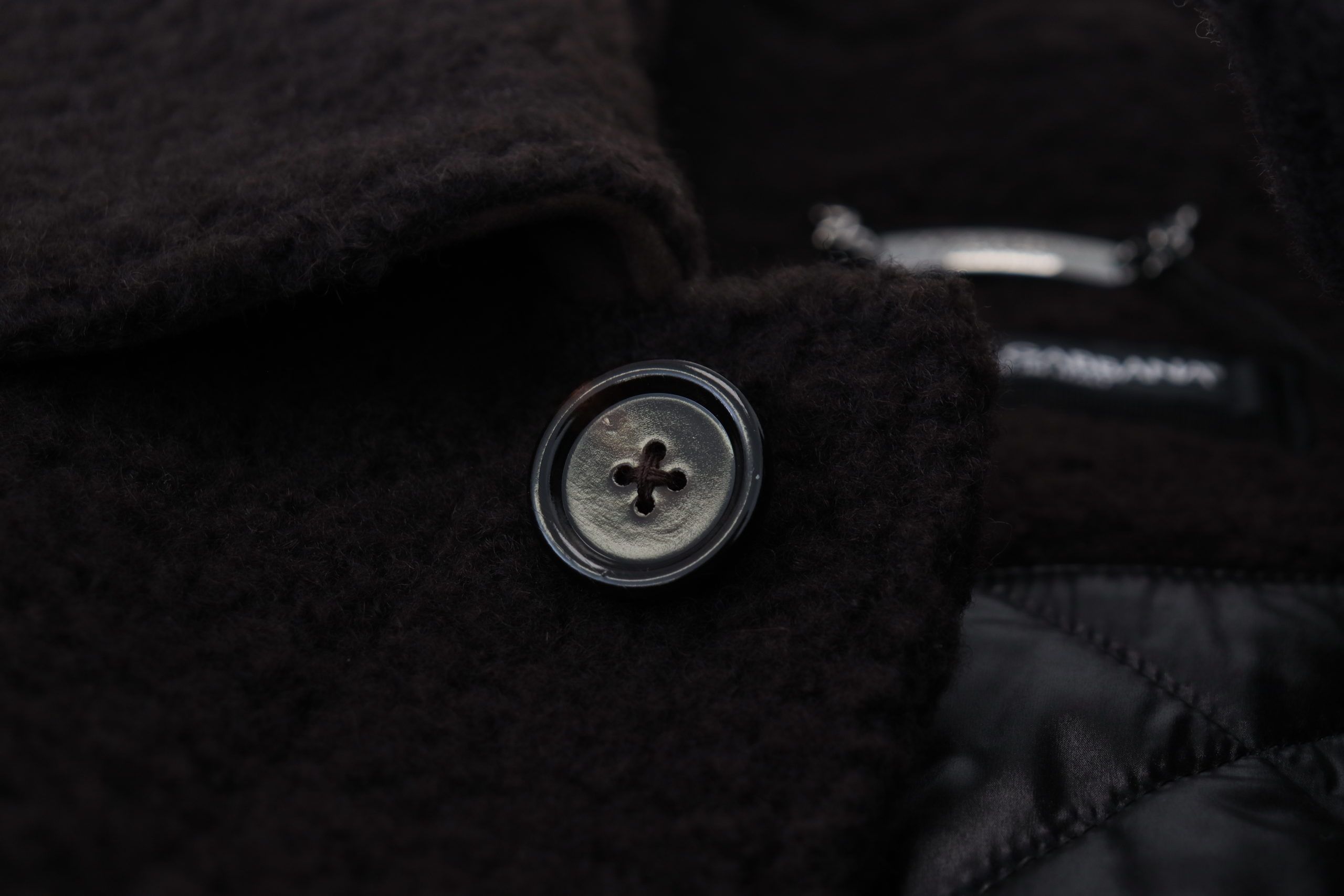 Dolce & Gabbana 45% Alpaca coat in black — view 7