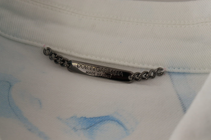 Dolce & Gabbana 98% Cotton jacket in white