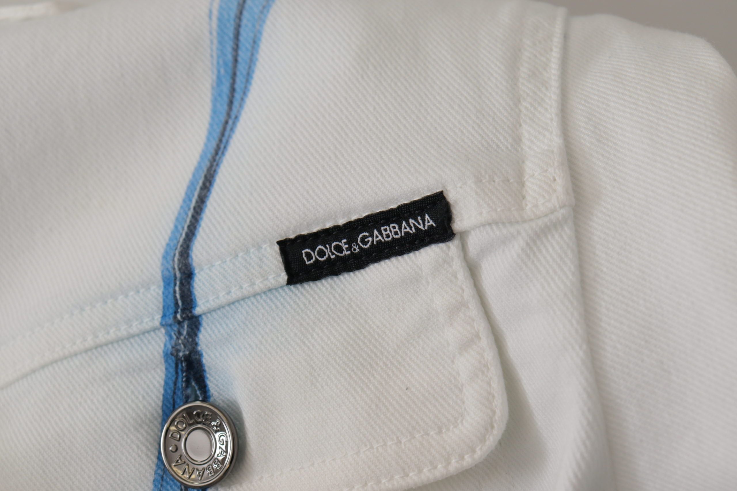 Dolce & Gabbana 98% Cotton jacket in white — view 3