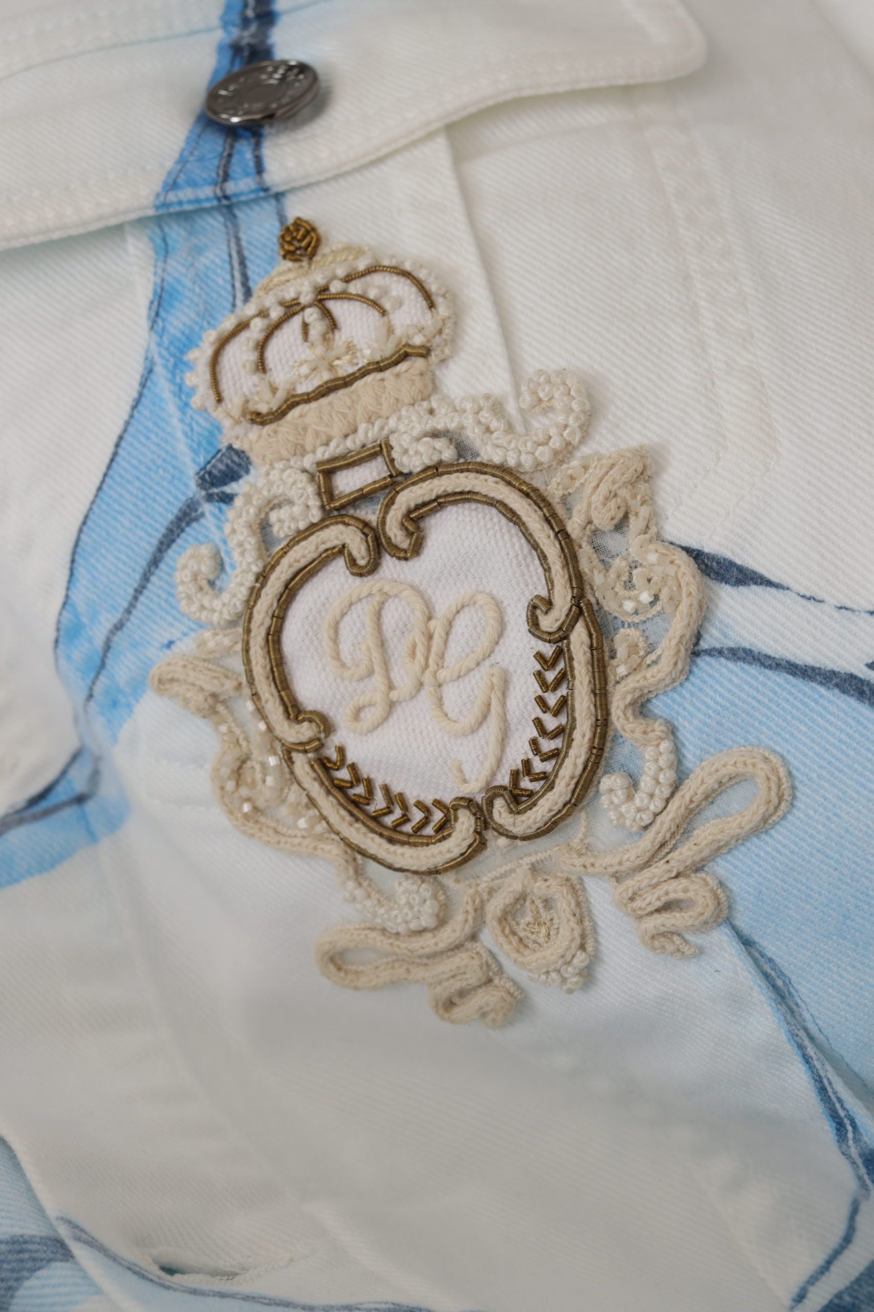 Dolce & Gabbana 98% Cotton jacket in white — view 4