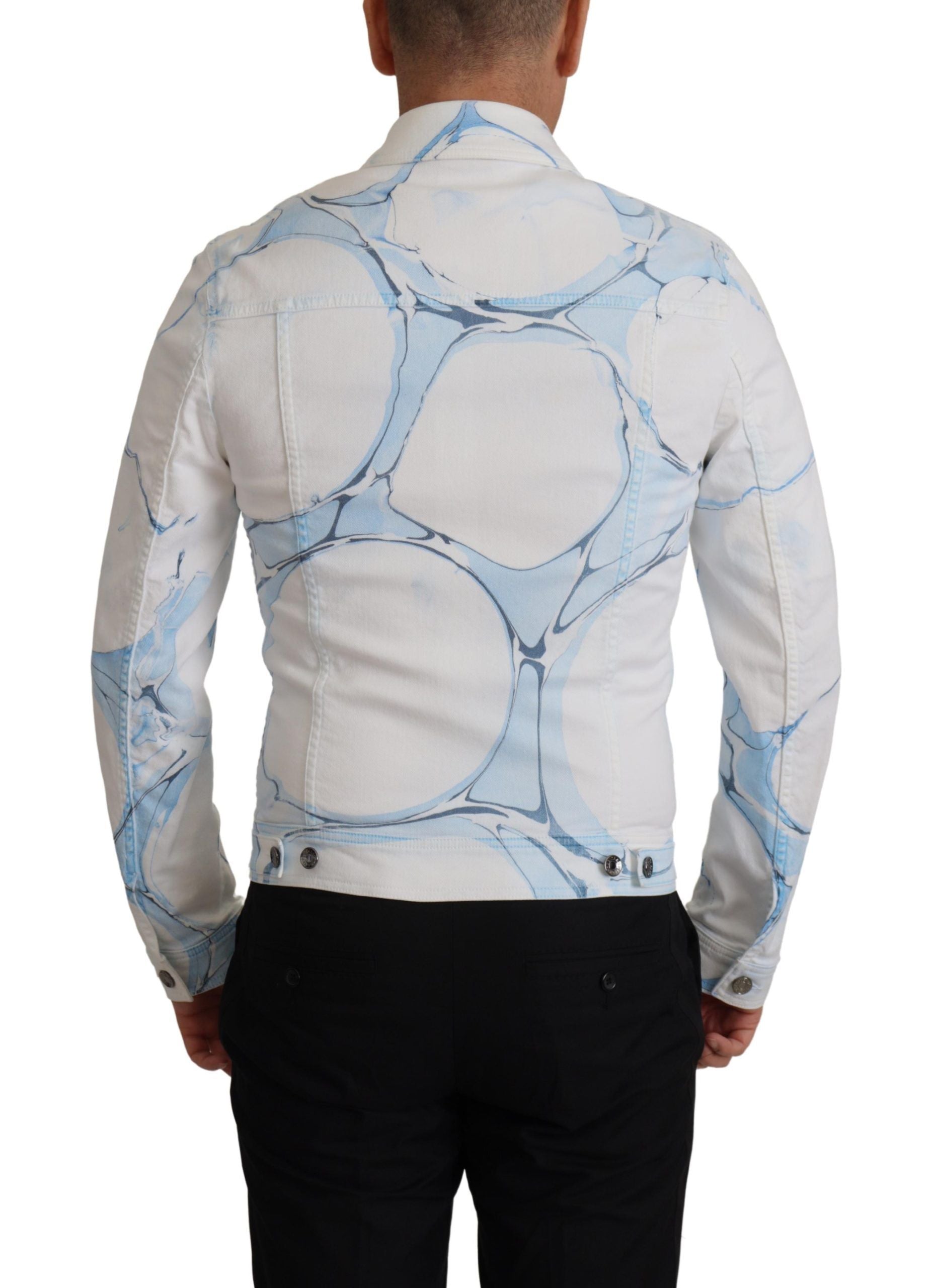 Dolce & Gabbana 98% Cotton jacket in white — view 8