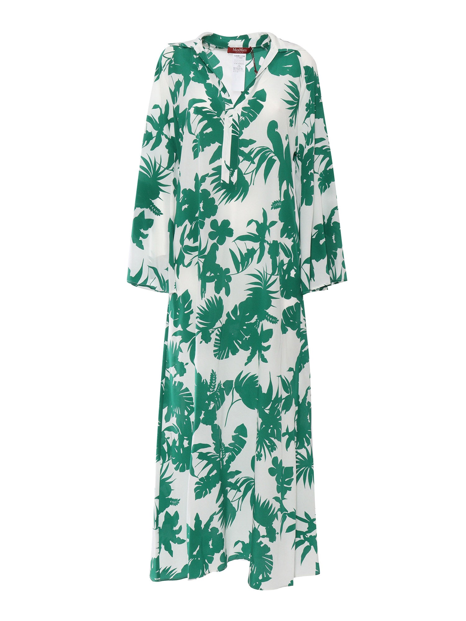 LIVREA Dress Green Silk Midi