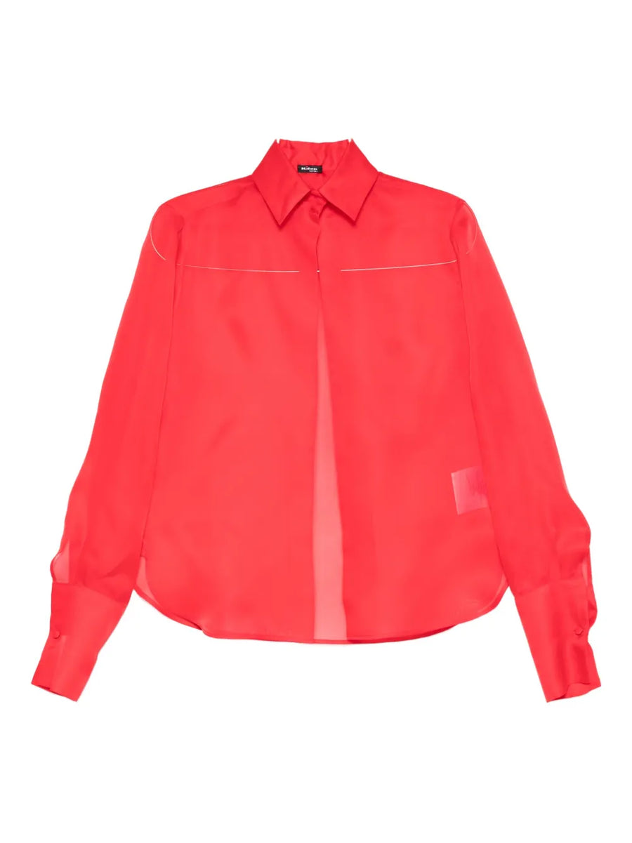 Kiton 100% Fabric shirt in red