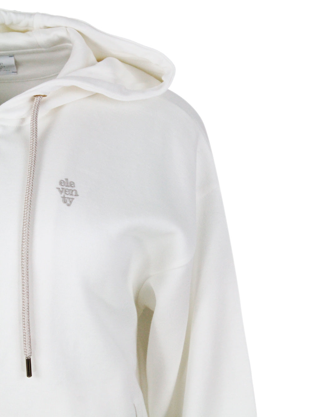 Eleventy Sweaters White 98co 2pa