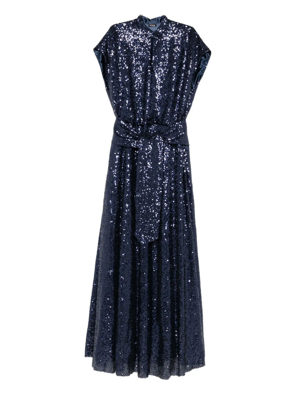 Kiton Outer: Polyester 100% dress in navy