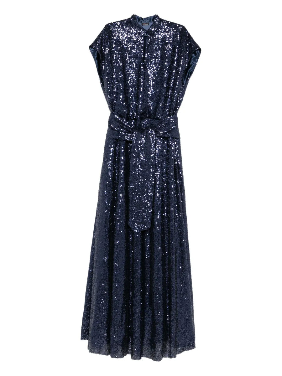 Kiton Outer: Polyester 100% dress in navy