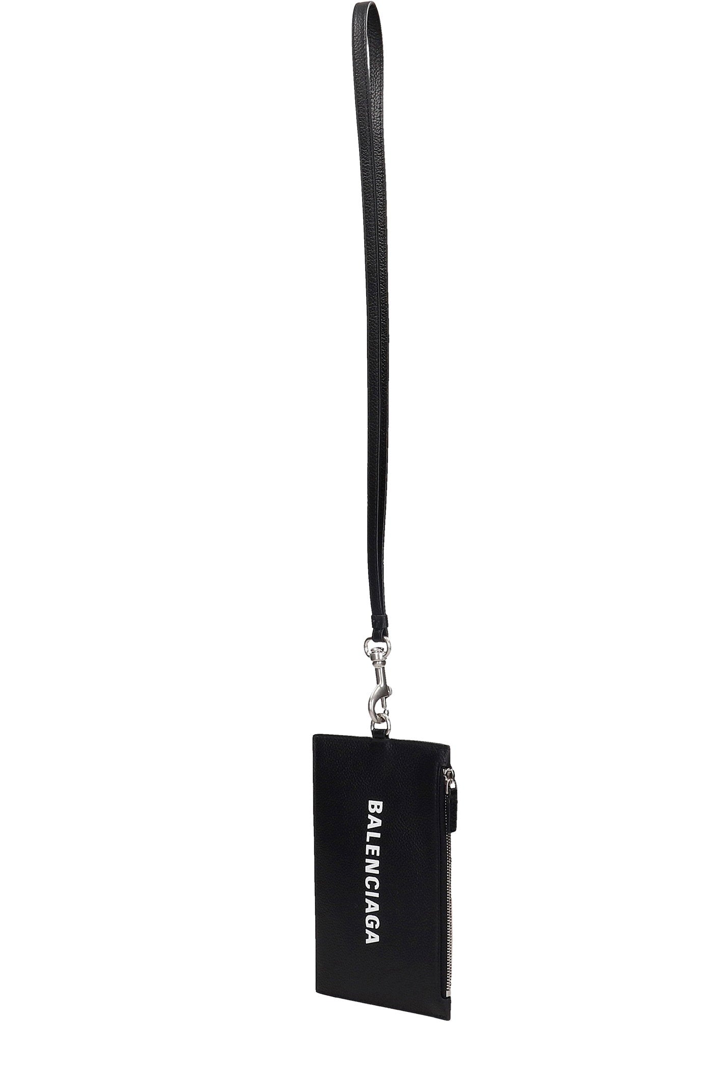 Wallet In Black Leather Accessori