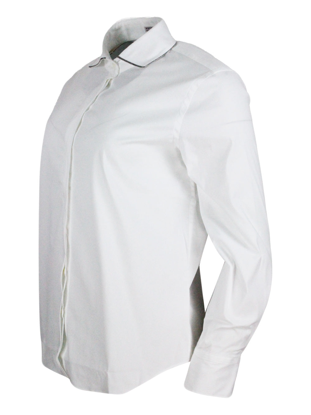 Brunello Cucinelli Shirts White 72co 23pa 5ea