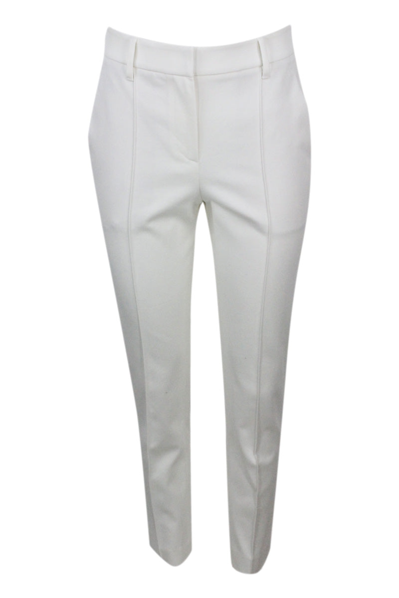 Brunello Cucinelli Trousers Cream 97co 3ea