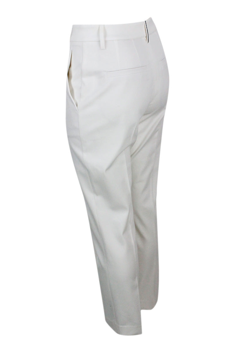 Brunello Cucinelli Trousers Cream 97co 3ea