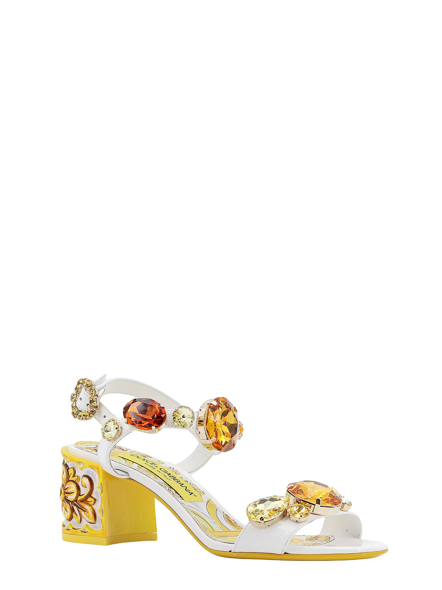 Dolce & Gabbana Sandals Yellow Pelle