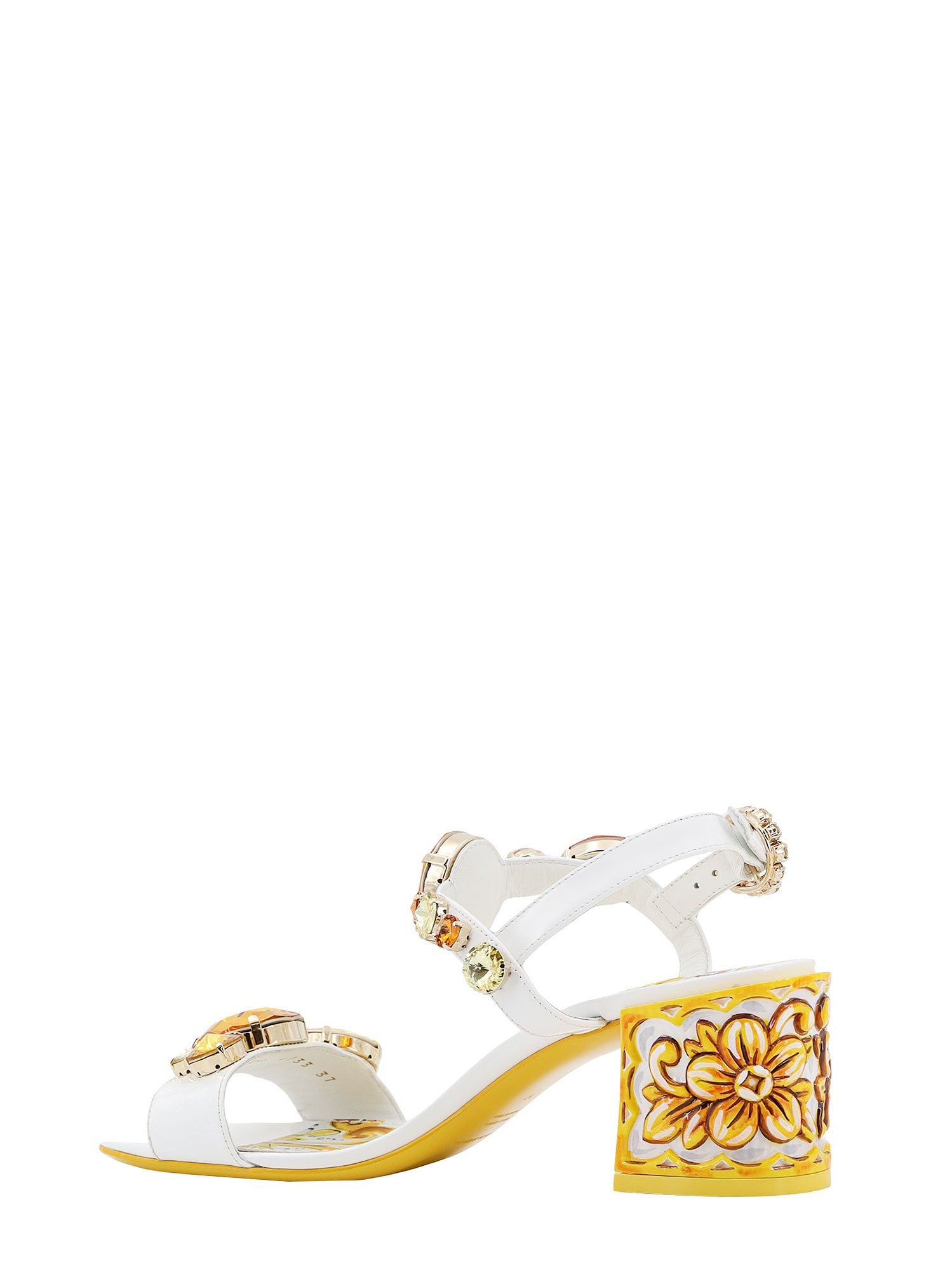Dolce & Gabbana Sandals Yellow Pelle